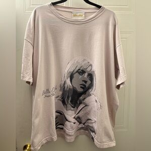 Billie Ellish 2021 ‘Happier Than Ever’ music T-Shirt Organic Cotton